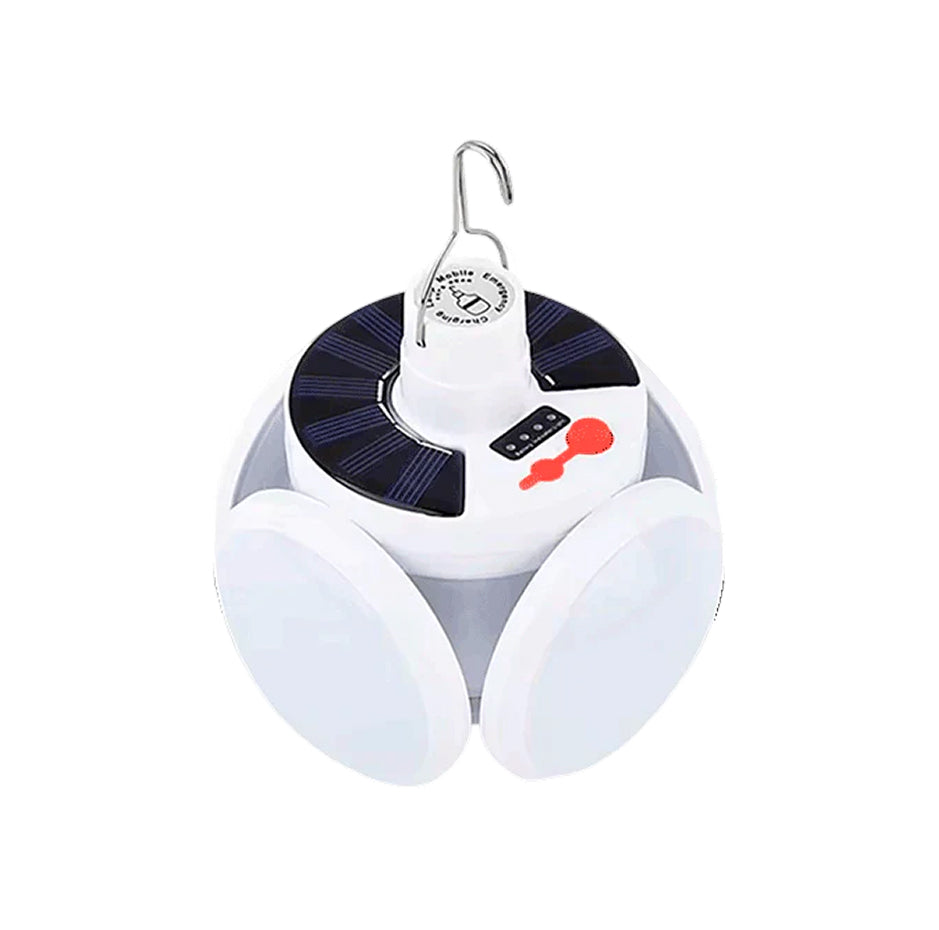 Linterna LED con luces plegables