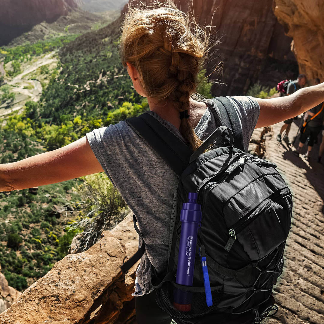 Filtro portátil agua para montaña