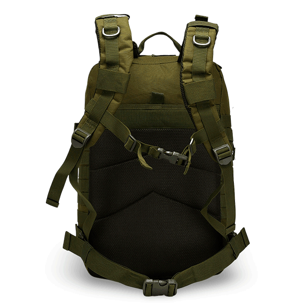Mochila táctica estilo militar verde. 56L