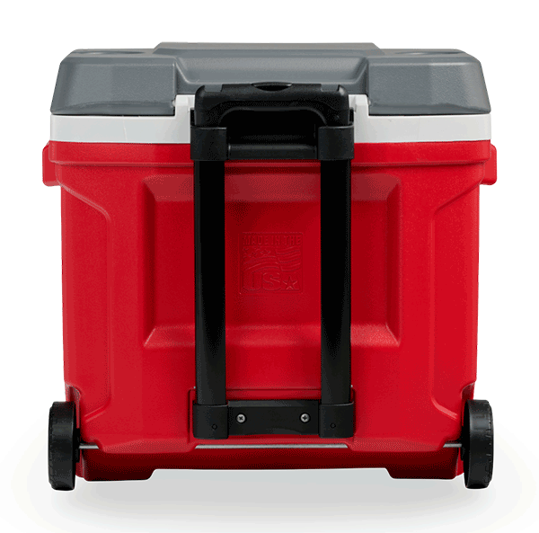 nevera portatil con ruedas igloo 30 litros trasera