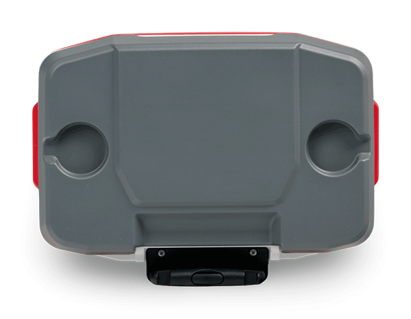 nevera portatil con ruedas igloo 30 litros roja posavasos