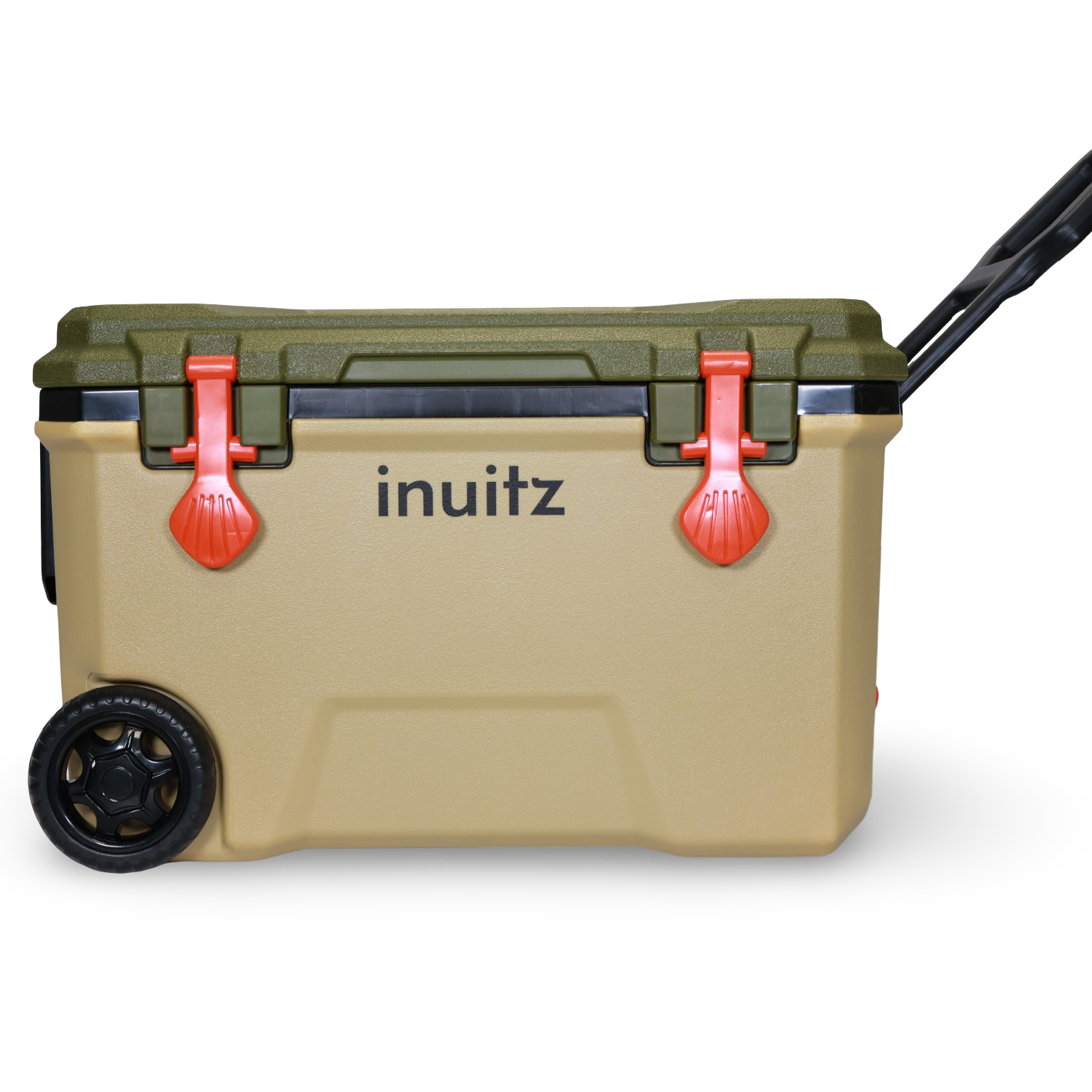 nevera portatil inuitz con ruedas 68 litros frontal
