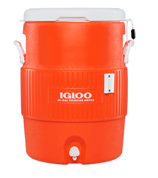 termo igloo hidratacion 38 litros frontal