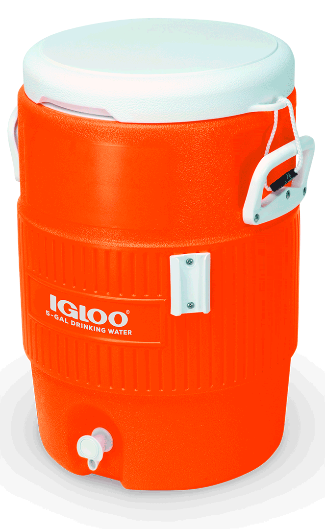 Termo igloo seat top naranja 19L